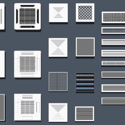 空调风口格栅灯