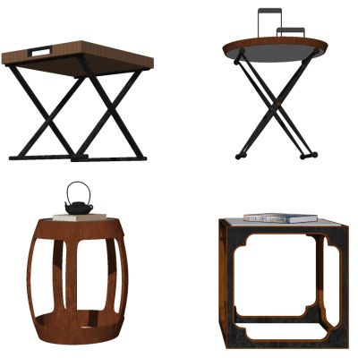 新中式边几组合