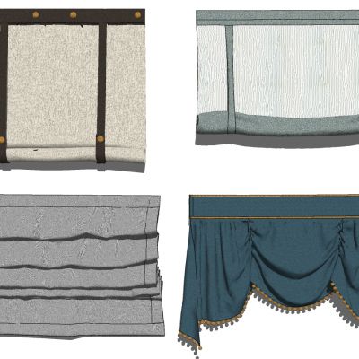 欧式现代罗马布帘