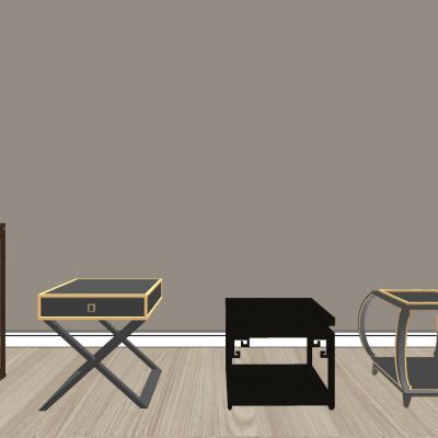 新中式边几案几花架