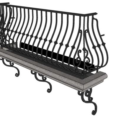 欧式铁艺栏杆护栏扶手