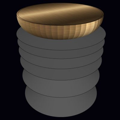 现代简欧式轻奢金属边几圆几灯几