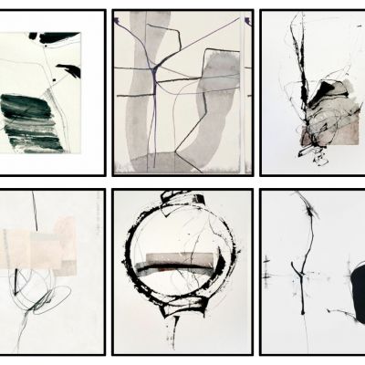 现代新中式抽象挂画装饰画