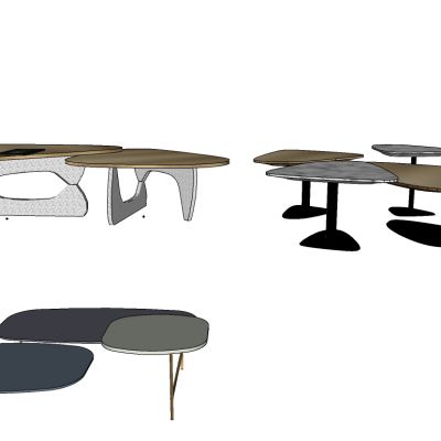 北欧现代现代新中式简欧式轻奢金属茶几