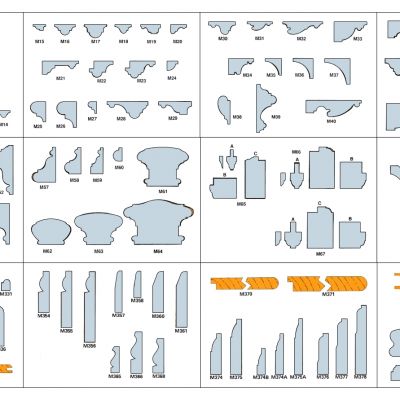 欧式法式石膏线条踢脚线腰线剖面截面样条线