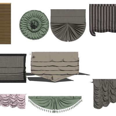 欧式法式罗马帘帘头