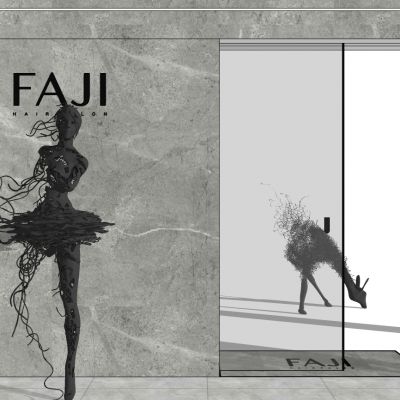 现代金属抽象人物麋鹿雕塑雕像摆件