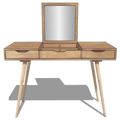 北欧现代梳妆桌台写字台