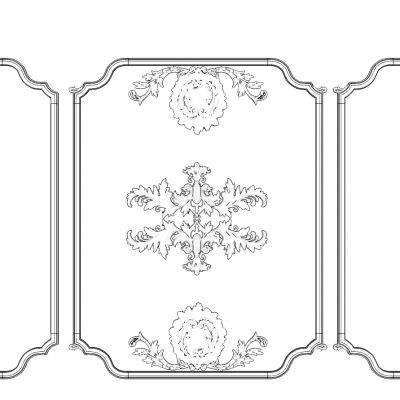 欧式法式石膏线花线护墙板线