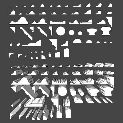 欧式石膏线条脚线线角腰线线条