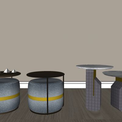 现代圆形造型茶几边几圆几