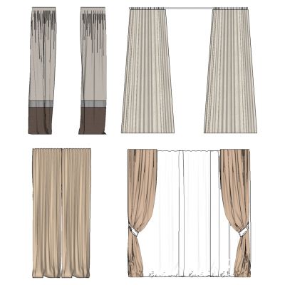 现代新中式窗帘