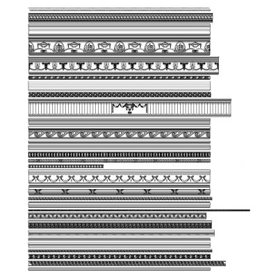 欧式法式雕花石膏线脚线阴角线石膏线条
