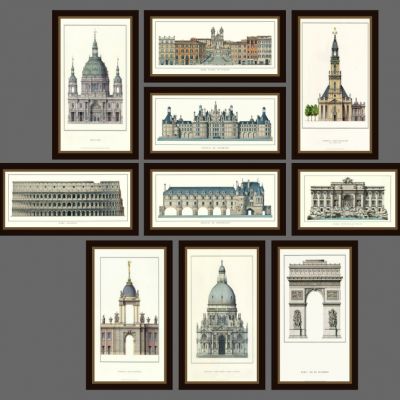 美式欧式法式挂画装饰画画框相框