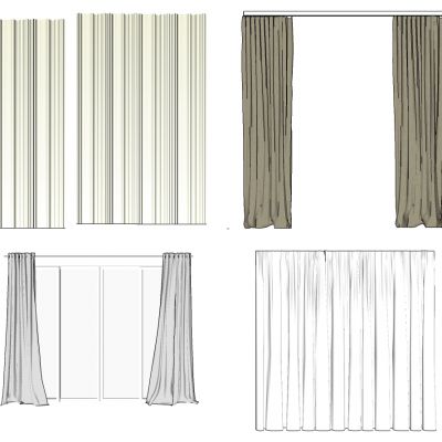 现代窗帘