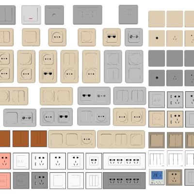 开关插座插孔空调温控只能开关