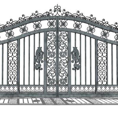 欧式铁艺庭院别墅大门
