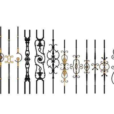 欧式法式铁艺雕花栏杆护栏