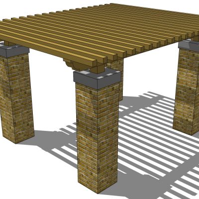 欧式凉亭廊架连廊