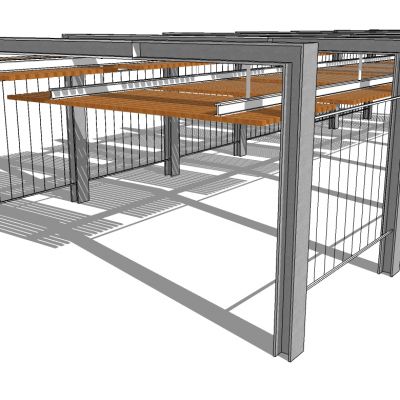 异形钢架结构地下车库出入口