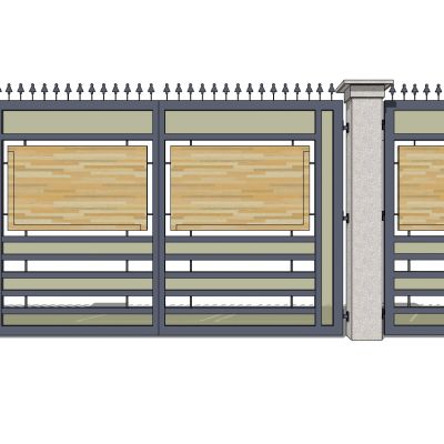 欧式铁艺庭院别墅大门