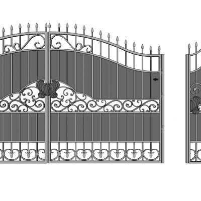 欧式铁艺大门