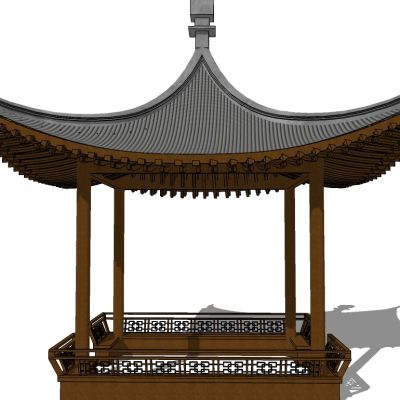 中式韩式日式古建凉亭