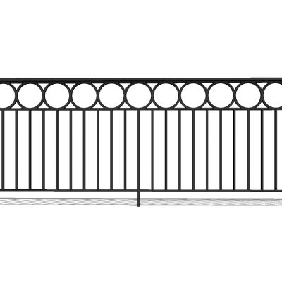 欧式铁艺栏杆护栏扶手