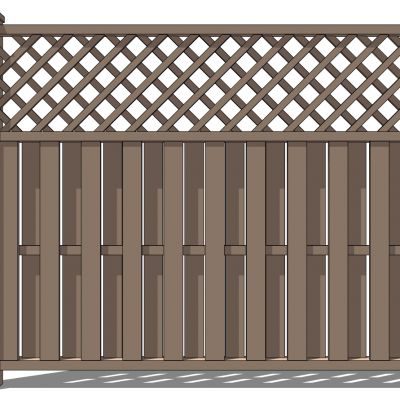 木栅栏围墙护栏院墙围挡篱笆墙