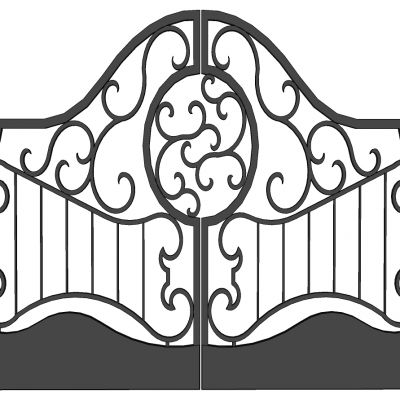 欧式铁艺大门