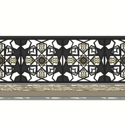 欧式铁艺栏杆护栏扶手