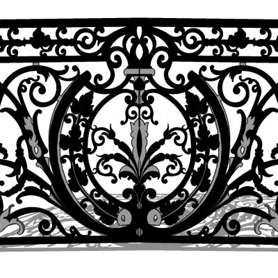 欧式铁艺栏杆护栏扶手