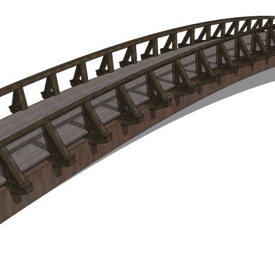 中式桥、石桥、石栏杆