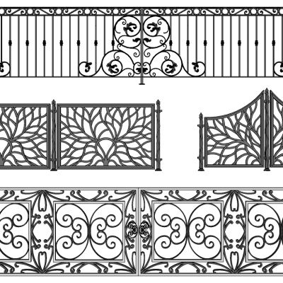 欧式铁艺栏杆护栏扶手