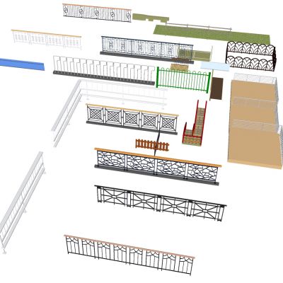 欧式现代新中式异形法式玻璃