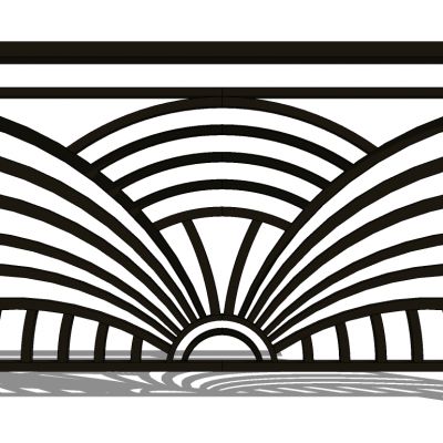 欧式铁艺栏杆护栏扶手