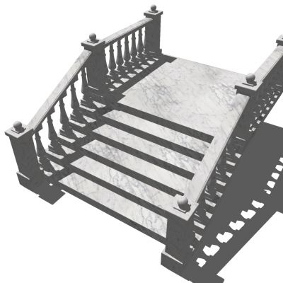 欧式别墅庭院宝瓶栏杆扶手楼梯