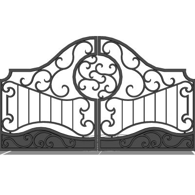 欧式铁艺庭院别墅大门