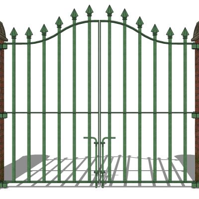 欧式铁艺庭院别墅大门