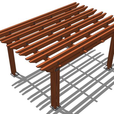 欧式实木防腐木凉亭廊架连廊