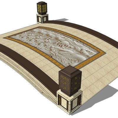 中式桥、石桥、石栏杆