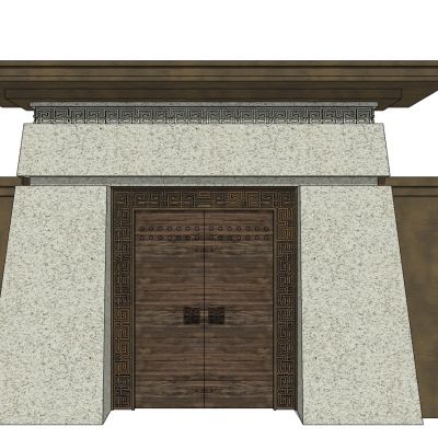 中式别墅庭院建筑