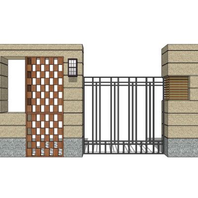 欧式铁艺庭院别墅大门