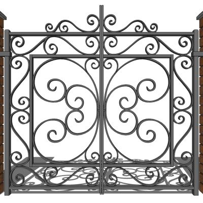 欧式铁艺庭院别墅大门