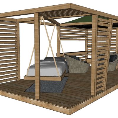 新中式庭院中式景观