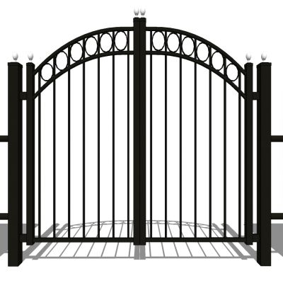 欧式铁艺庭院别墅大门