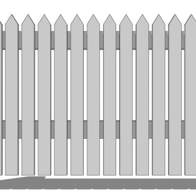 木栅栏护栏大门围墙