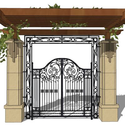 欧式铁艺大门