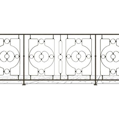 欧式铁艺栏杆护栏扶手