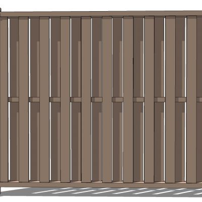 木栅栏围墙护栏院墙围挡篱笆墙